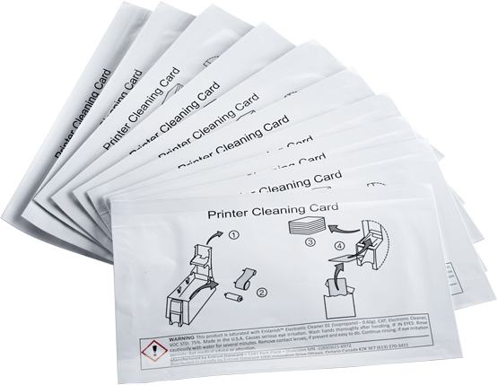 Cleaning Cards, (10-pack) Isopropanol