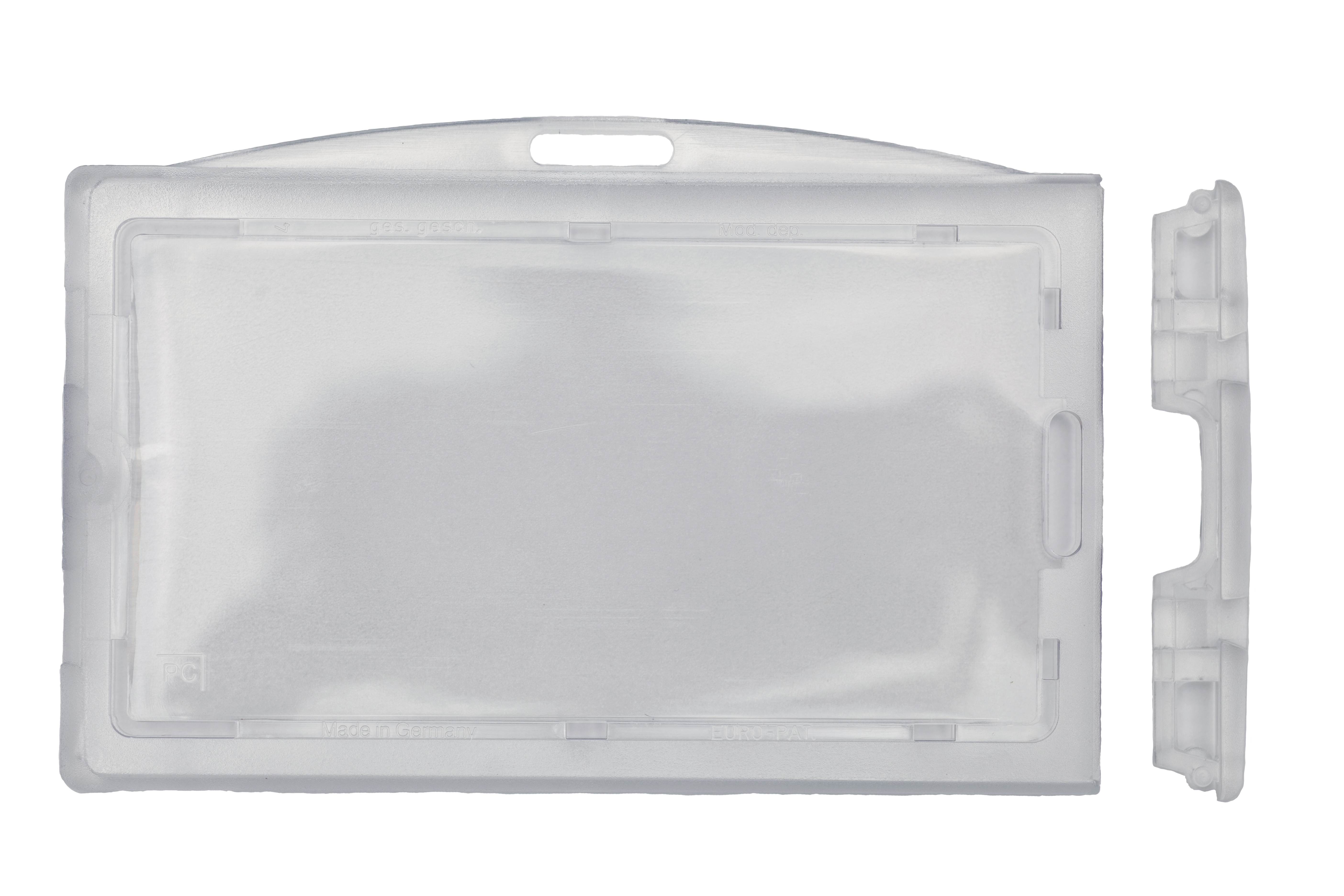 Badgehouder horizontaal (afsluitbaar)