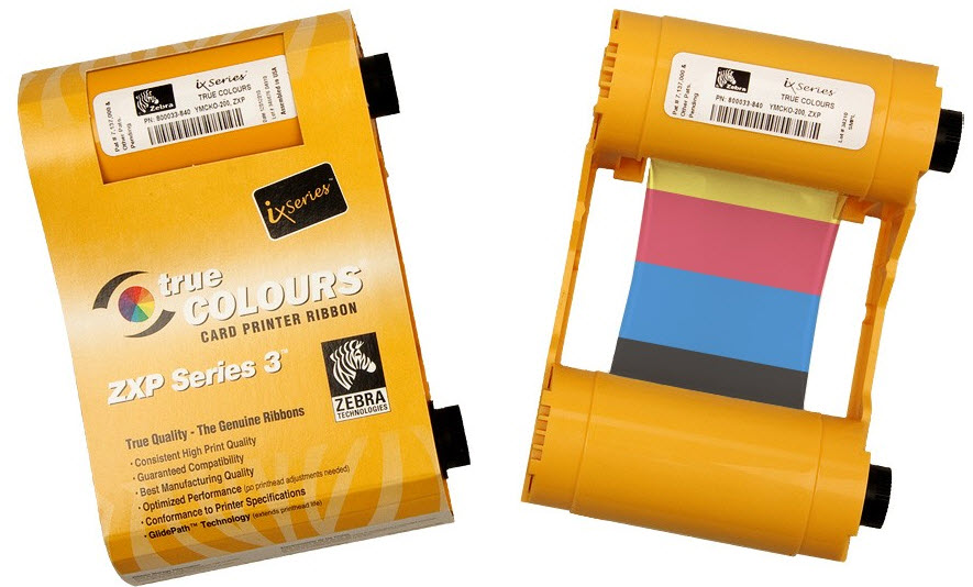 Zebra Color Ribbon, YMCKO