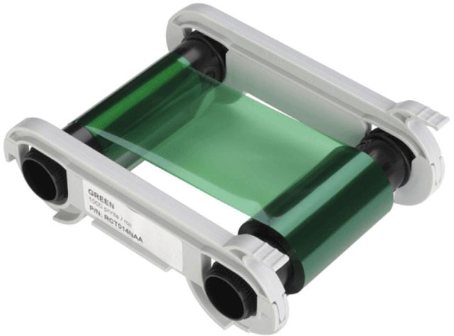 Evolis Monochrome Ribbon, Green