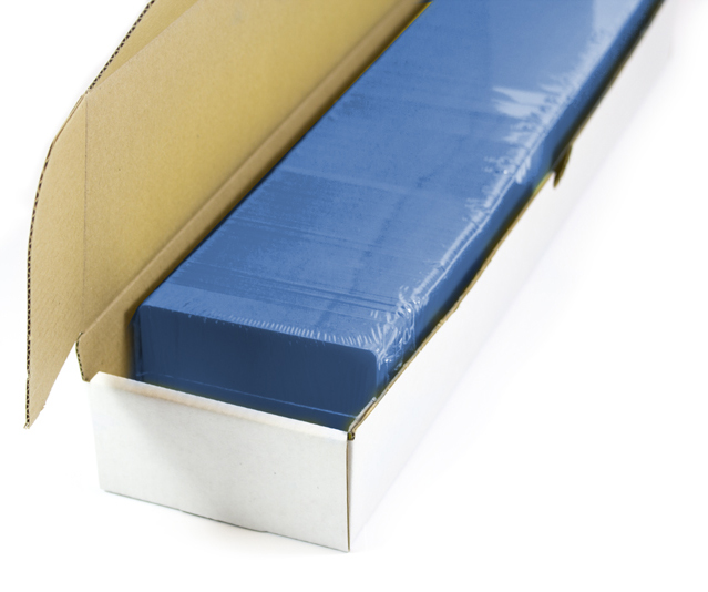 Blanco plastickaarten (blauw)