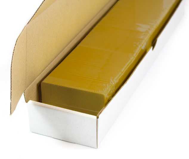 Blanco plastickaarten (goud metallic)